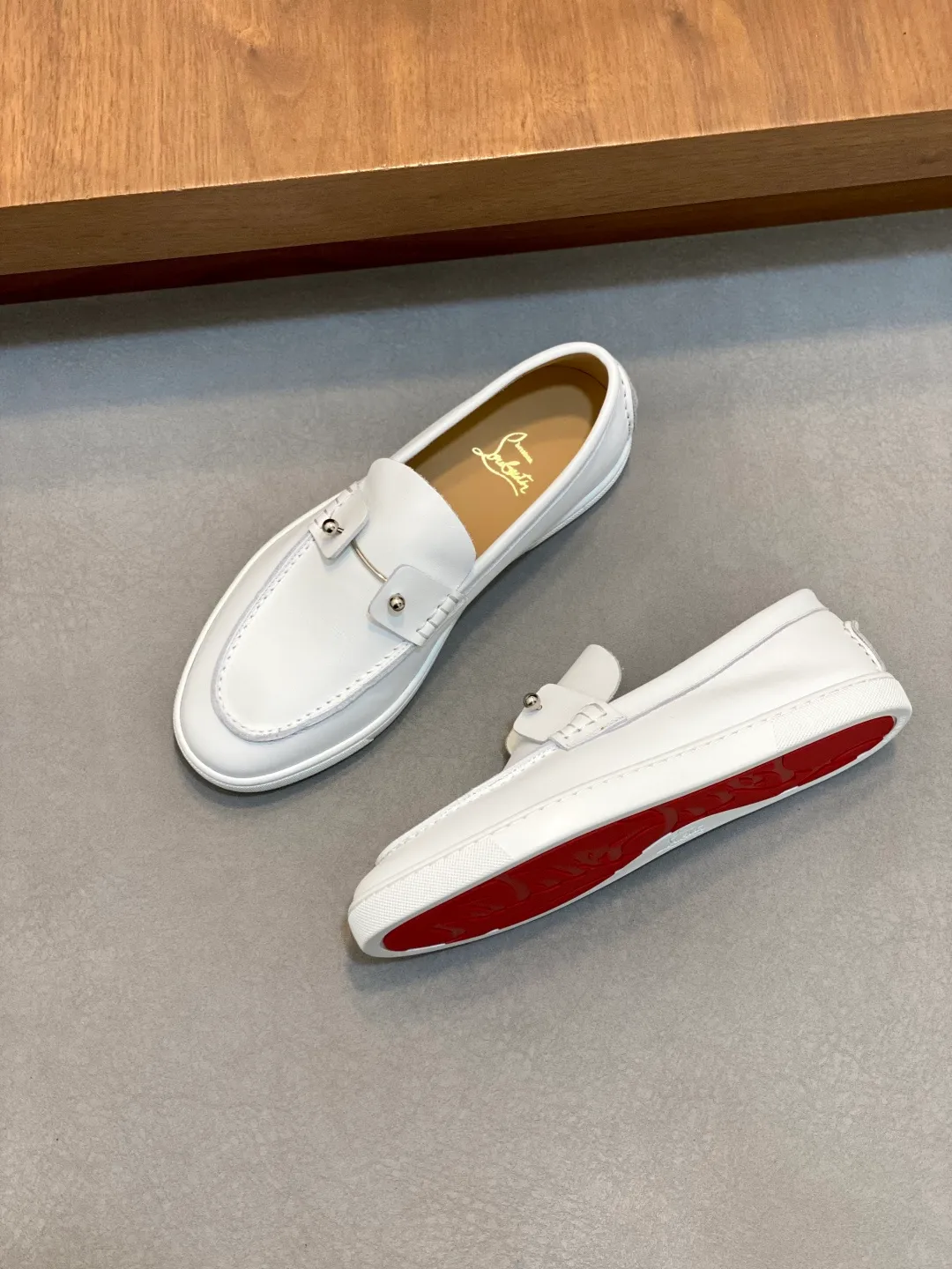 Men's shoes 💰740 christian louboutin (CL red sole shoes) exclusive hot model released 🎈🎈💪Movable latex feet👻Finished outsole line [Deyi] Global supply😝 [Top version]: original imported cowhide upper, top original leather lining, original molded TPU outsole, original 1:1 detail processing, original shoe last, large quantity available from stock, code number: 39-44 (38, 45 customized)